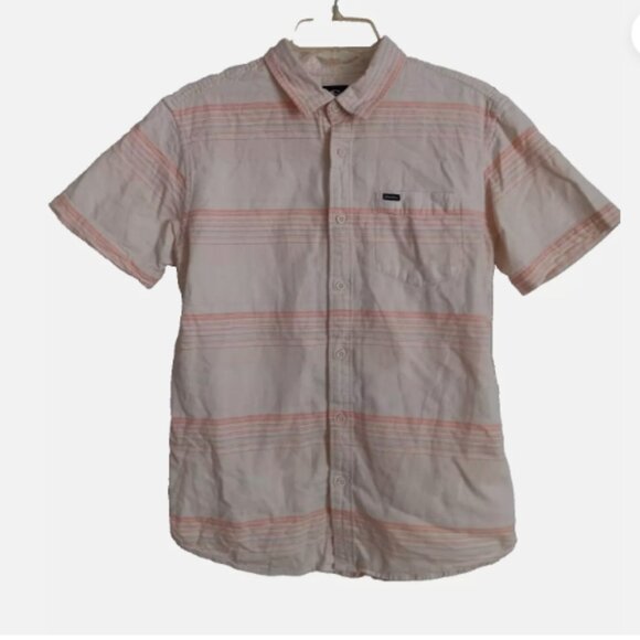O'Neil Standard Fit‎ Small Button Up Casual Cotton Short Sleeve Surf Shirt C15 - Picture 1 of 6